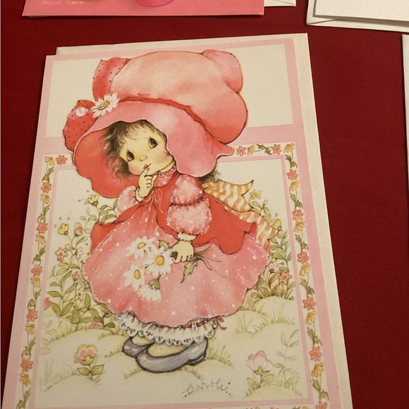 5 vintage birthday greetings cards with french text please read description - Picture 2 of 10